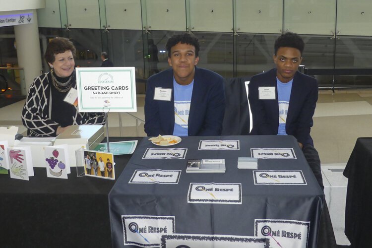 Last year's winners, One Respe, returned to share an update on their progress.